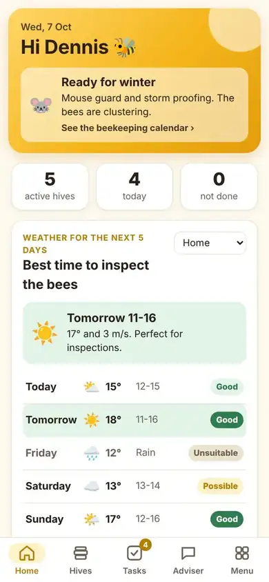 Beezyhives on a phone